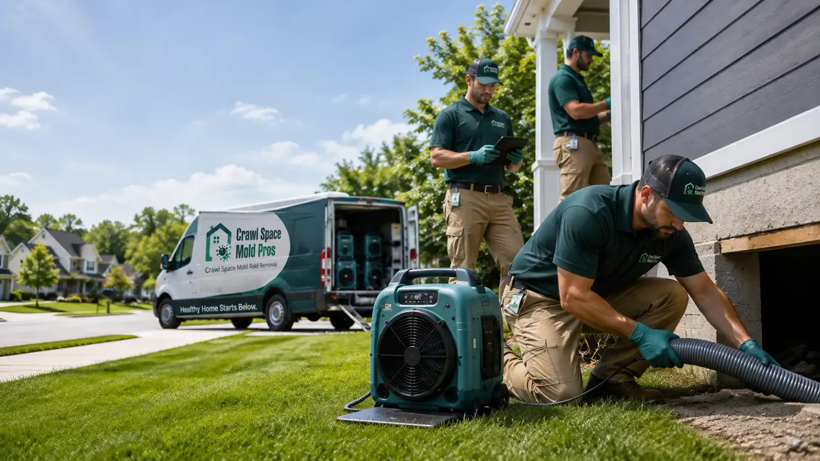 Crawl Space Mold Removal in Greensburg, PA